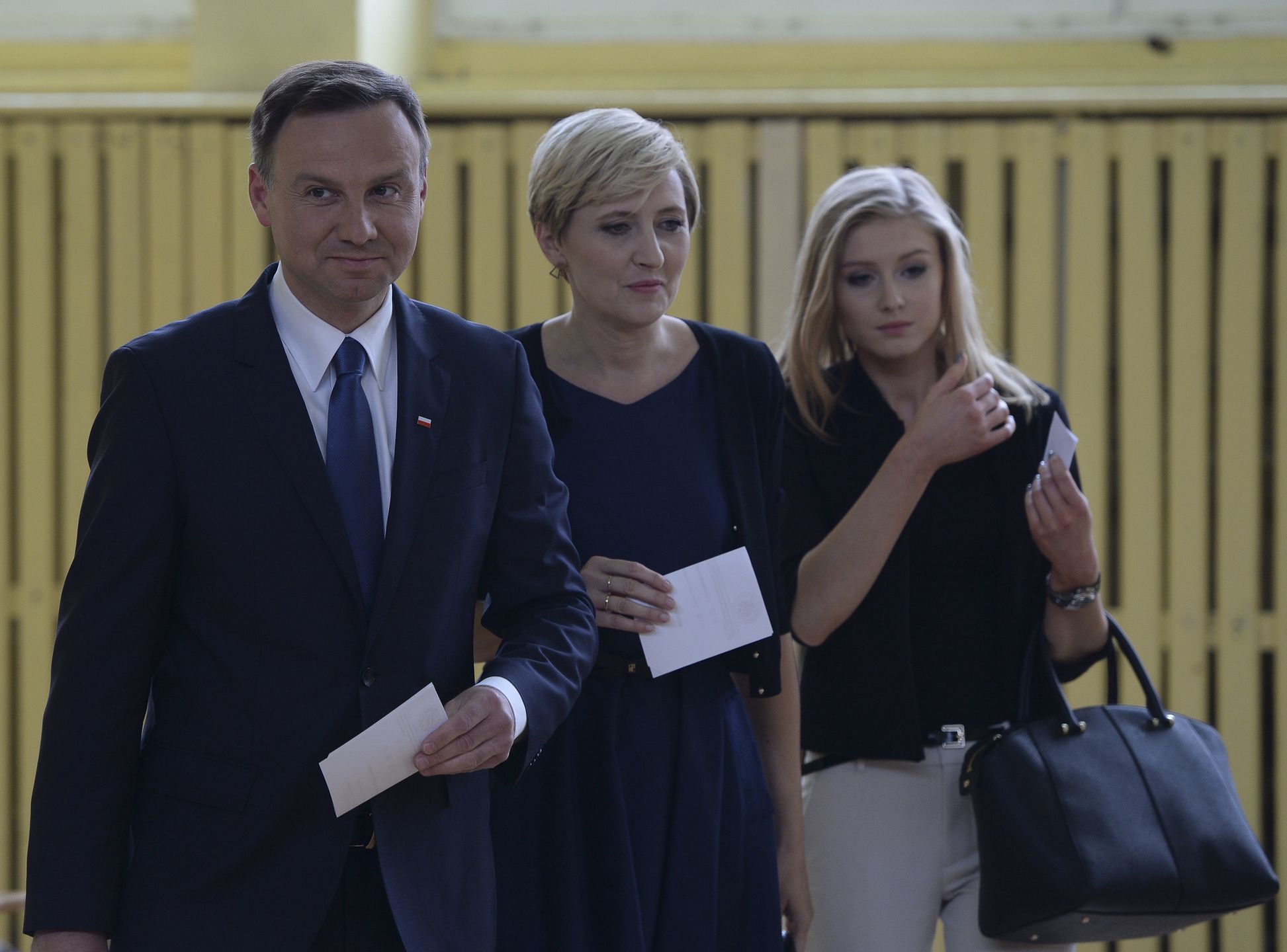 Kinga Duda z rodzicami