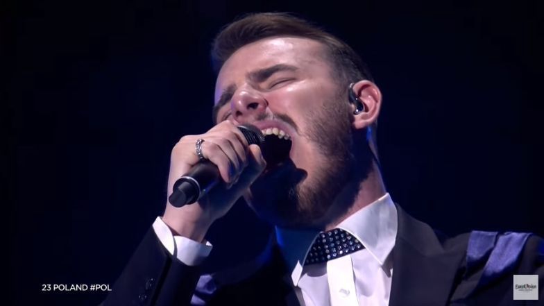 Eurowizja 2022 - tak wyglądał finałowy występ Krystiana Ochmana