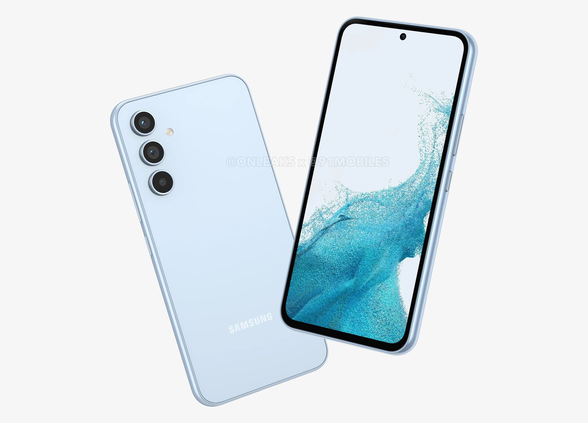 Samsung Galaxy A54: wizualizacja na podstawie przecieków