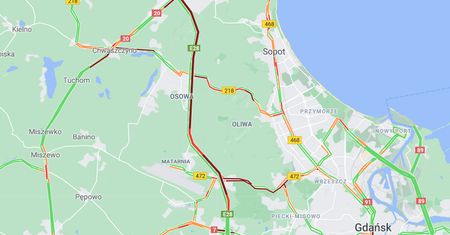 Ogromne utrudnienia w Trójmieście. Estakada Kwiatkowskiego uszkodzona z powodu upałów