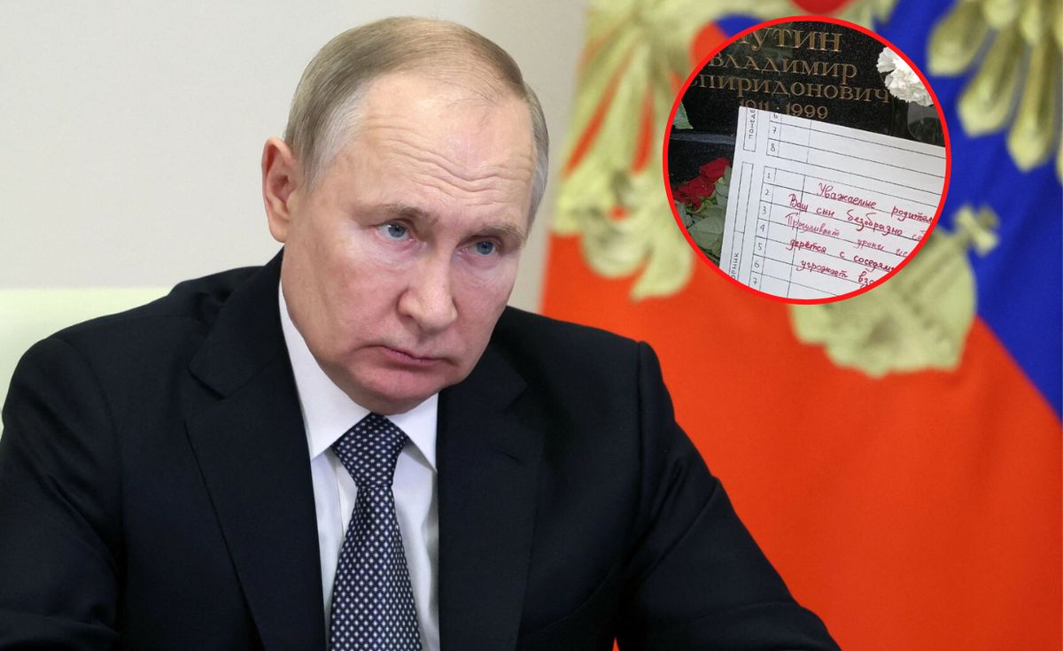 Rosja. Skazano emerytkę, która zostawiła na grobie rodziców Putina notatkę z prośbą, by "zabrali go do siebie"