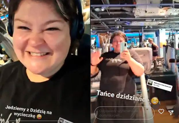 Dominika Gwit pokazuje, jak ćwiczy w ciąży