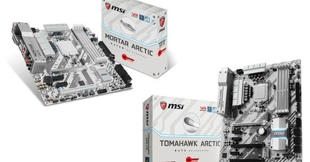 MSI H270M Mortar i H270 Tomahawk Arctic - płyty główne w arktycznej kolorystyce