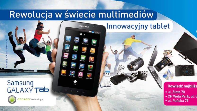 Samsung Galaxy Tab oficjalnie w Erze! [cennik] 1