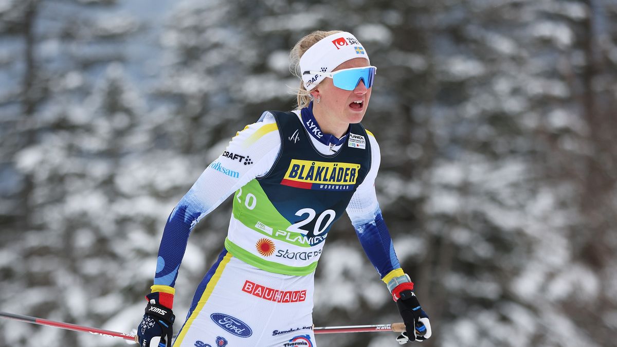 PLANICA, SLOVENIA - FEBRUARY 28: Maja Dahlqvist of Sweden competes in the Cross-Country Women's 10km Individual Start Free at the FIS Nordic World Ski Championships Planica on February 28, 2023 in Planica, Slovenia. (Photo by Maja Hitij/Getty Images)