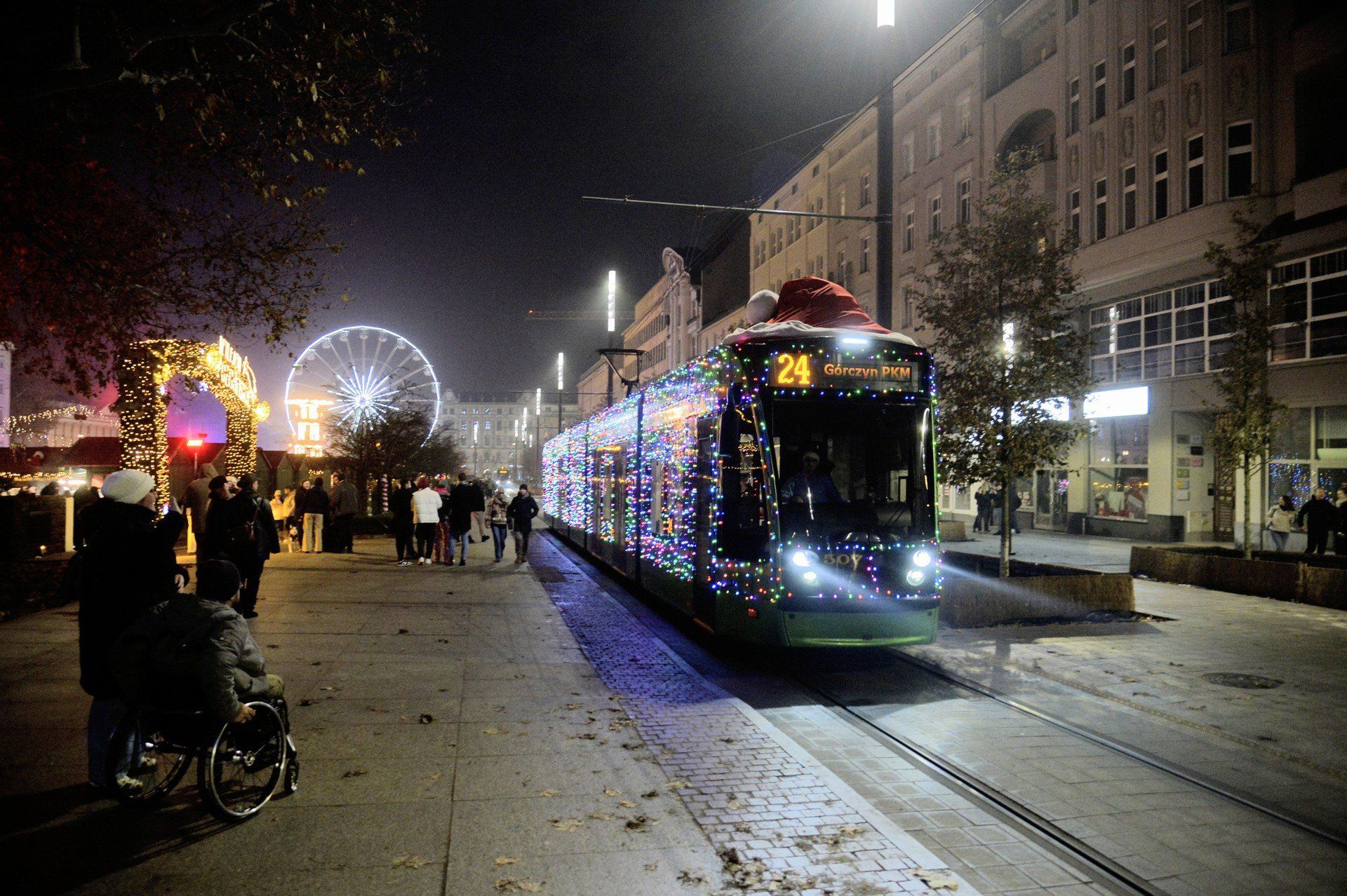 Świąteczna Bimba krąży ulicami Poznania
