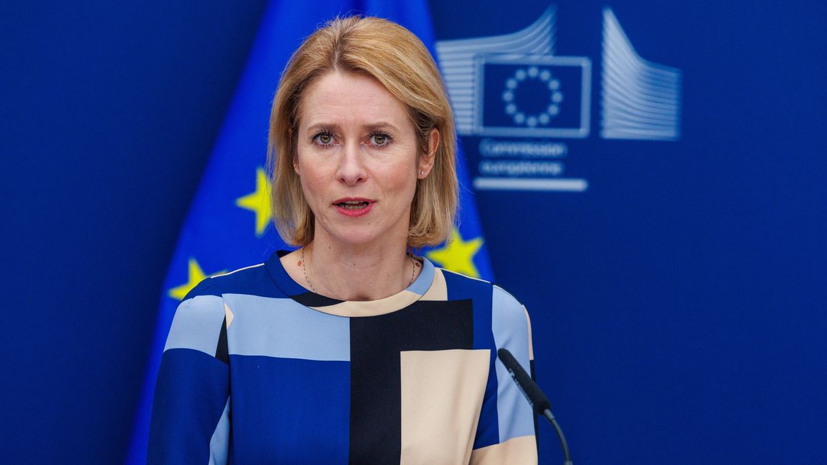 EU High Representative for Foreign Affairs and Security Policy Kaja Kallas addresses a press conference upon the 13th meeting of the Core Group on the Establishment of a Special Tribunal for the Crime of Aggression Against Ukraine, at the European Commission in Brussels, Belgium, 04 February 2025. EPA/OLIVIER MATTHYS Dostawca: PAP/EPA.