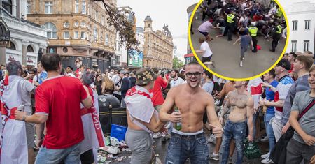 Finał Euro 2020 zagrożony? Szturm pseudokibiców na Wembley