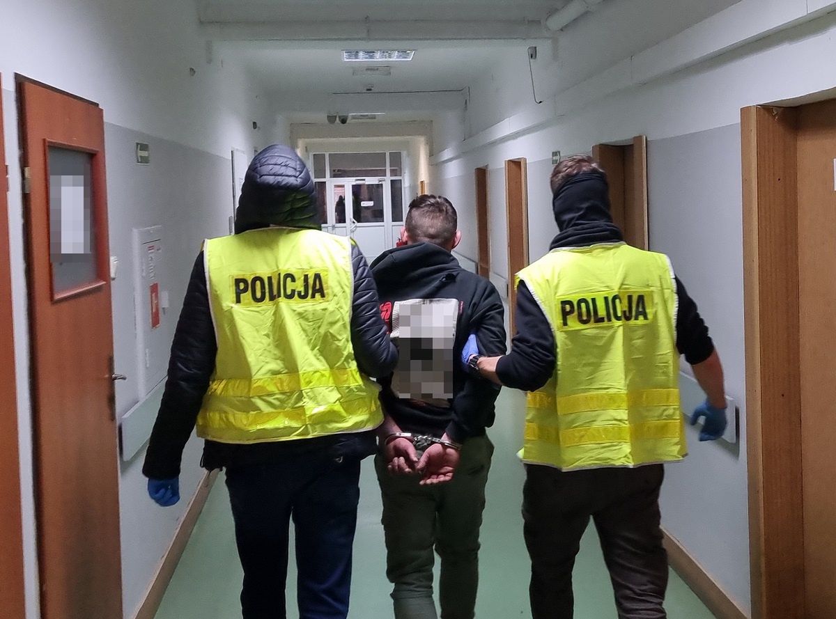 26-latek trafił w ręce policji