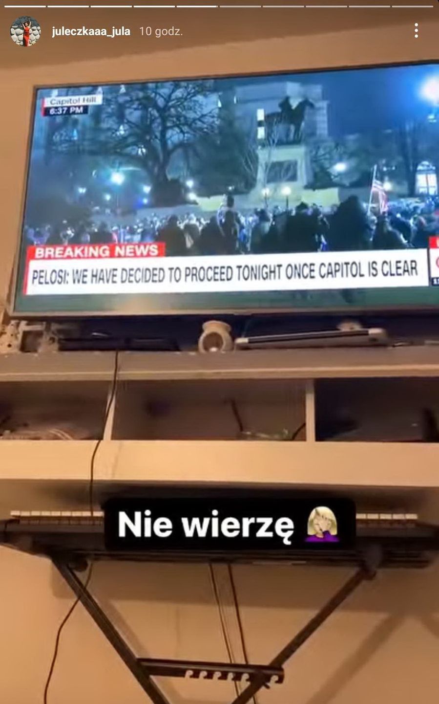 Julia Wróblewska komentuje zamieszki w USA po wystąpieniu Trumpa