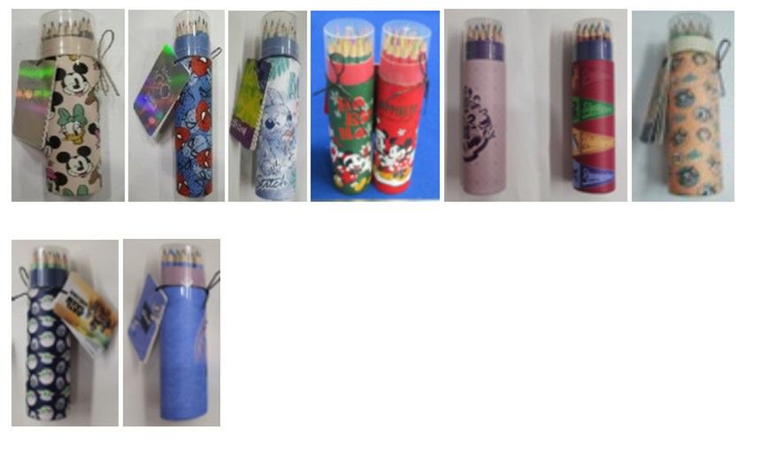 Kredki ołówkowe w tubie 