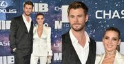 Chris Hemsworth pozuje z żoną na premierze nowych "Facetów w czerni"