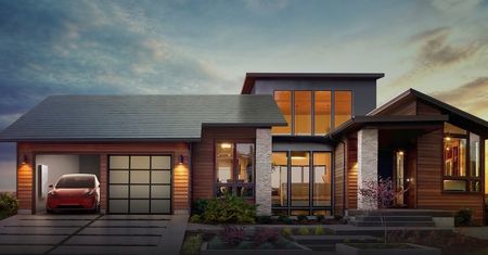 „Zielona” Tesla - solarny dach i Powerwall 2