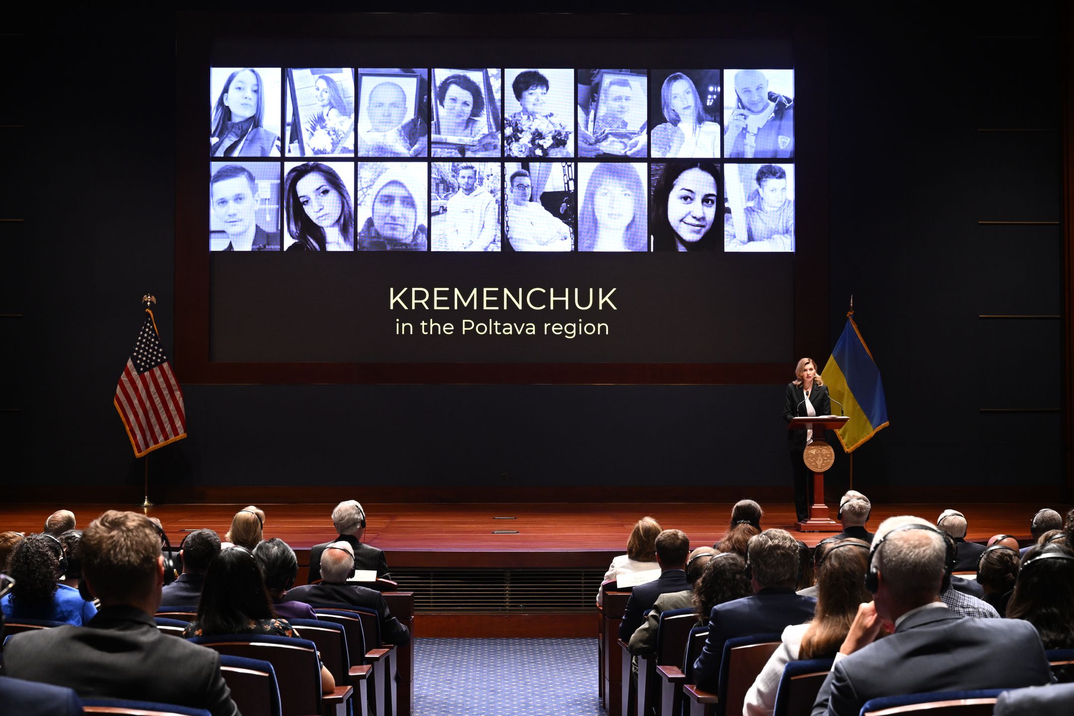 Ołena Zełenska przemówiła w Kongresie USA 