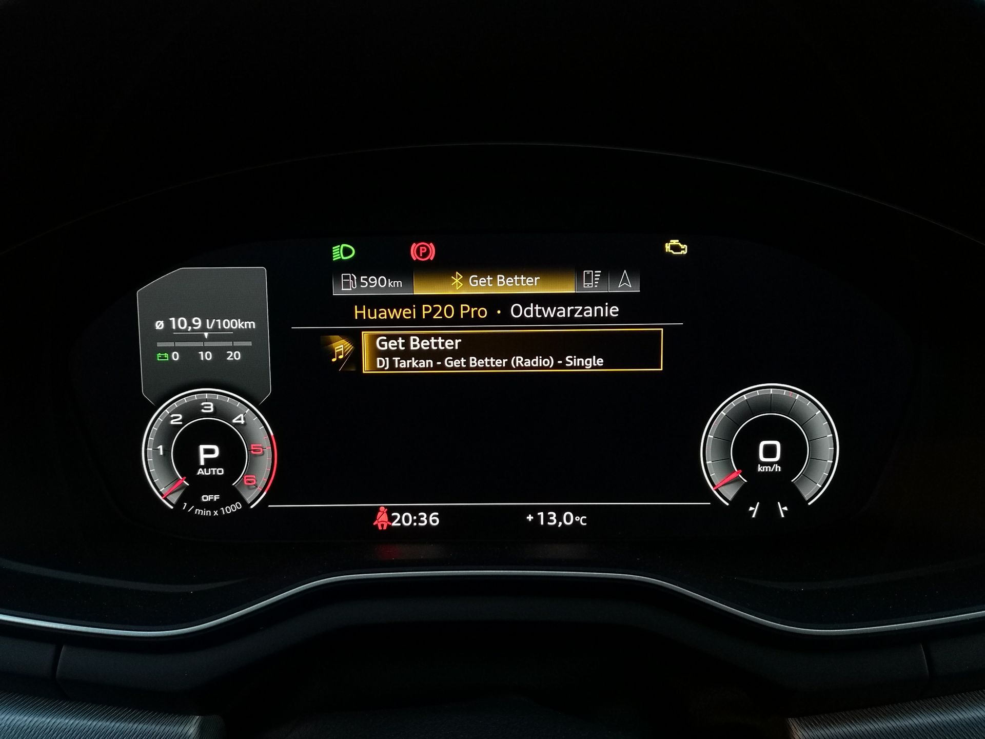 Audi A5 Sportback: Aplikacja MyAudi, wirtualny kokpit i Android Auto 13