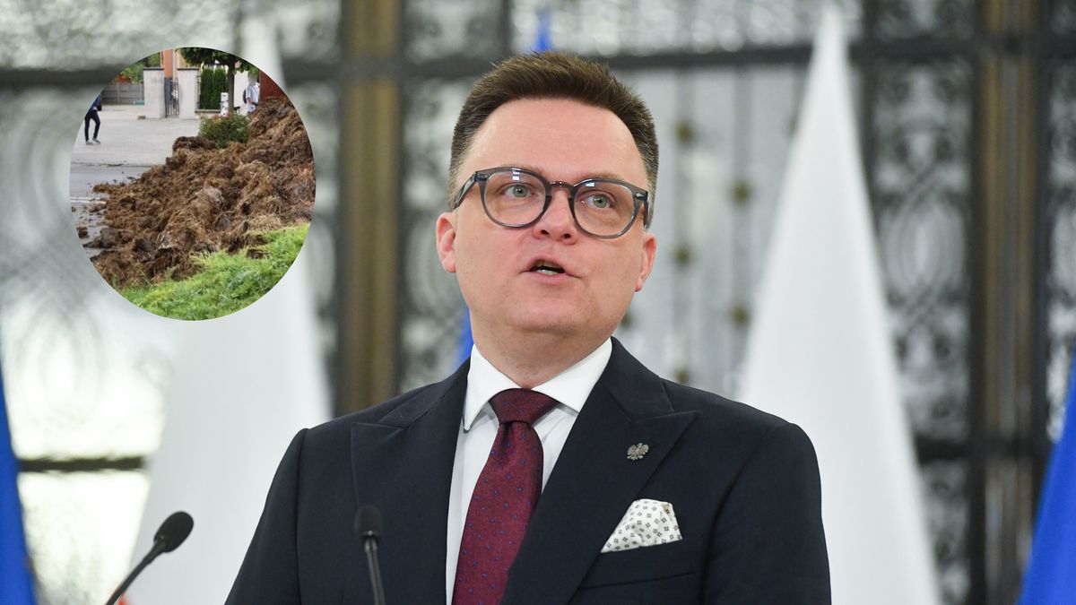 Szymon Hołownia komentuje incydent pod należącą do niego posesją