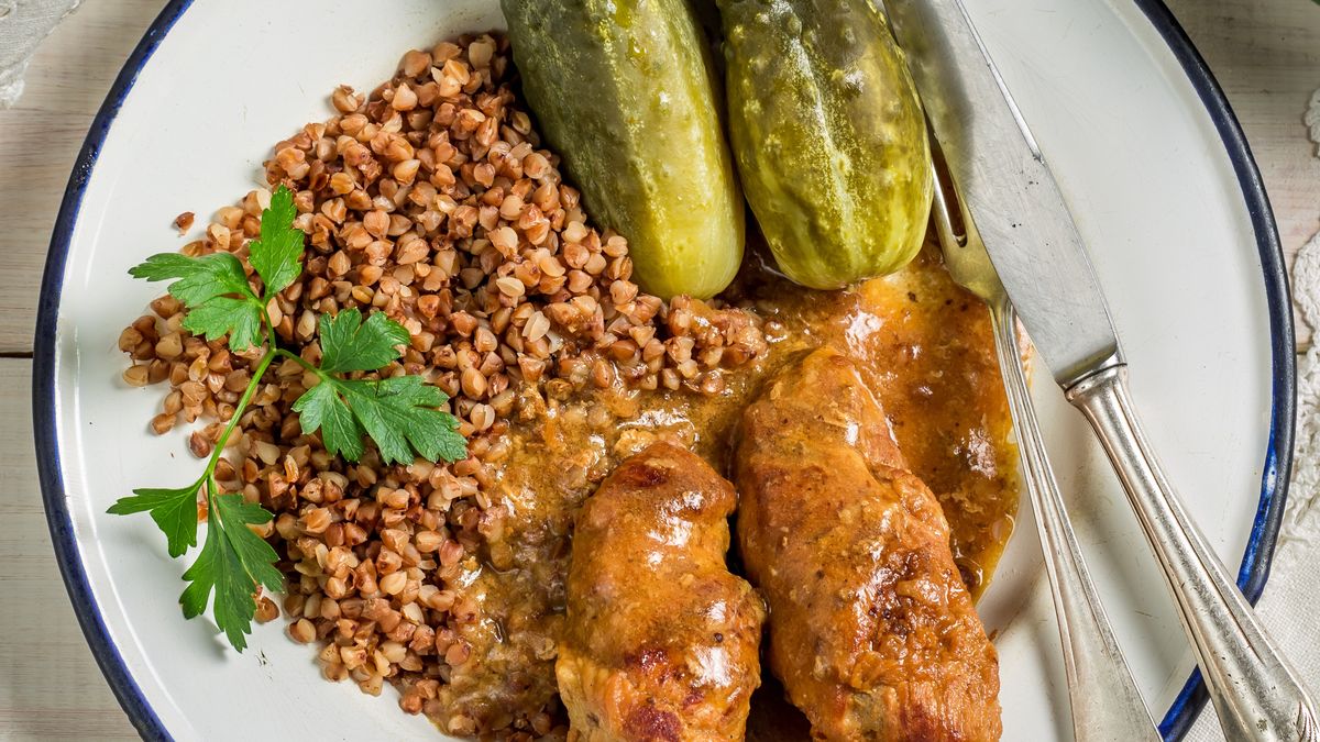 Kasza i zrazy to smaczny duet