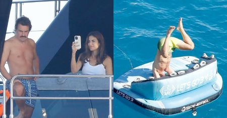 Fernando Alonso dokazuje na jachcie z MŁODSZĄ ukochaną. Gwiazdor F1 zaprezentował gibkie ciało i stanął na głowie