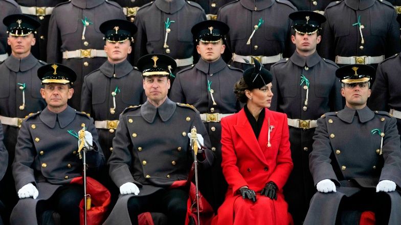 Kate Middleton i książę William na paradzie z okazji dnia świętego Dawida