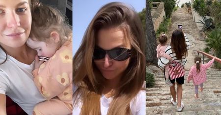 Anna Lewandowska przybywa na Majorkę i obwieszcza chęć nauki hiszpańskiego: "HOLA BUENOS DIAS!" (ZDJĘCIA)