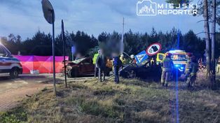 Poważne zderzenie Porsche z Dacią. Cztery osoby ranne