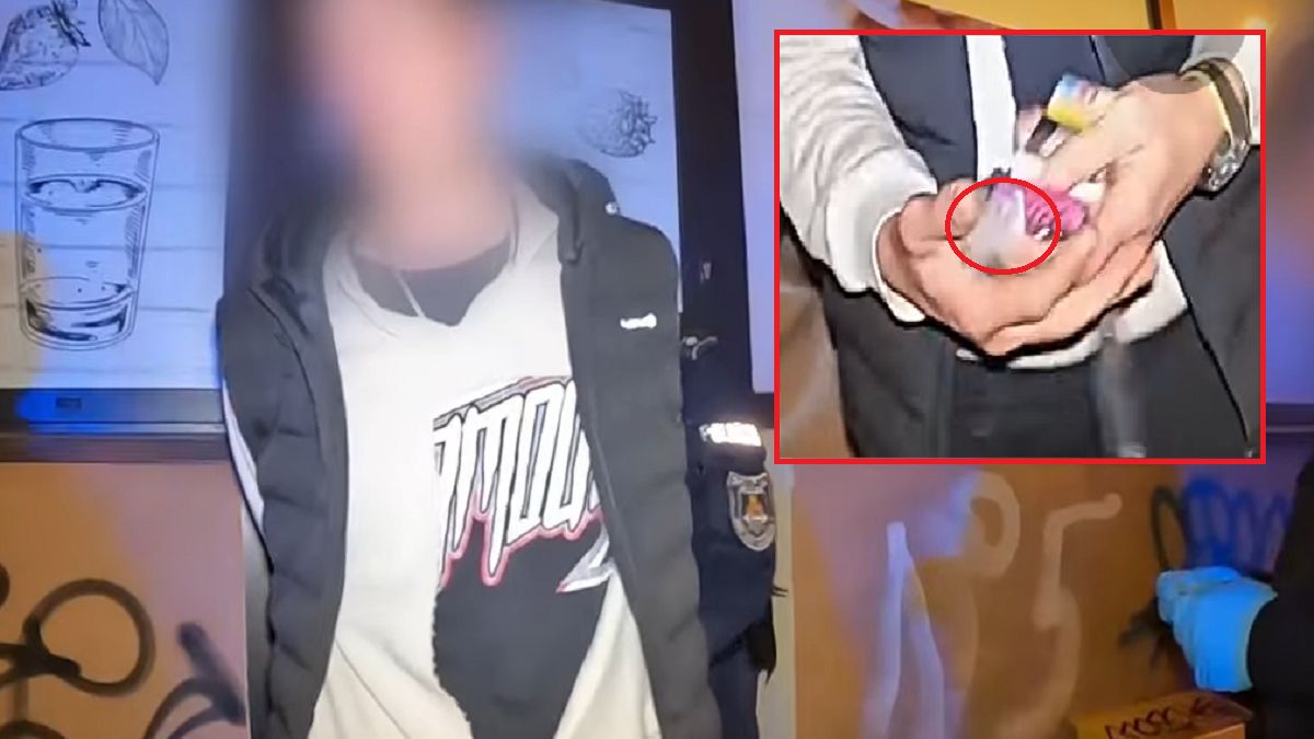 Policja chciała zamówić mu taksówkę. Nagle z kieszeni wypadł mu woreczek