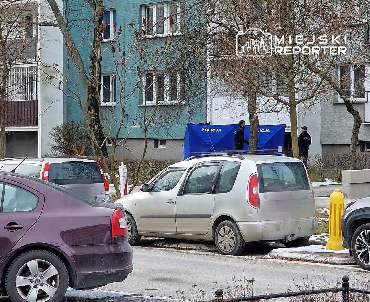 Zwłoki pod balkonem na Mokotowie. Na miejscu pracuje policja