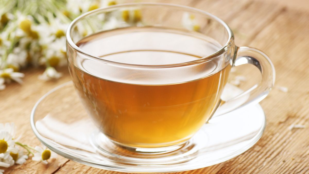 Herbata z rumianku działa kojąco