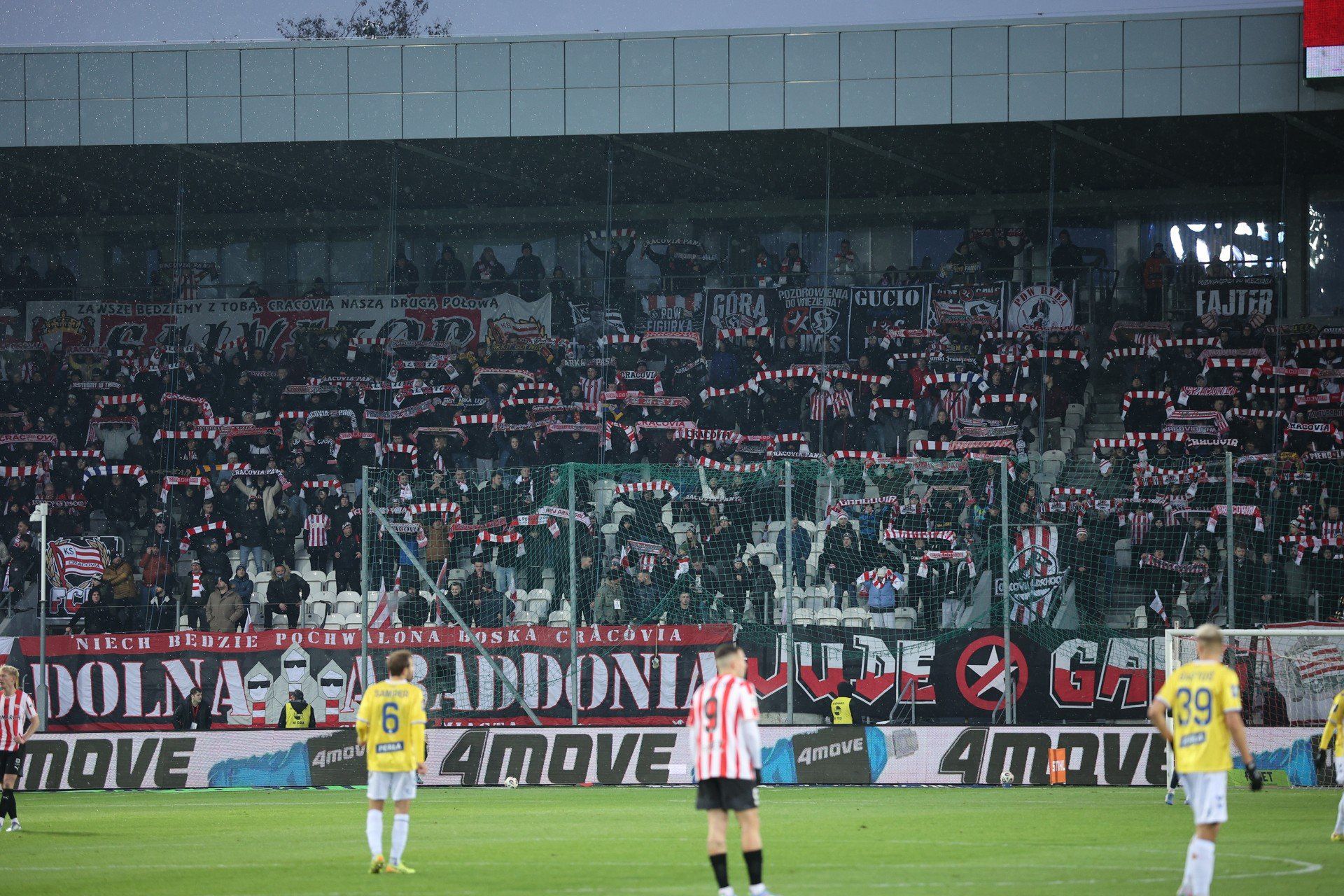 Kibice na meczu Cracovia - Motor Lublin