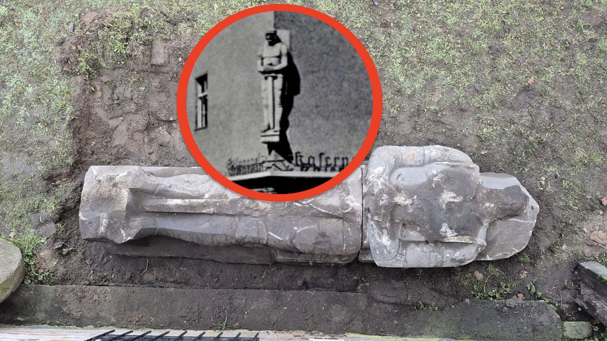 Rzeźbę, która kiedyś zdobiła jeden z 