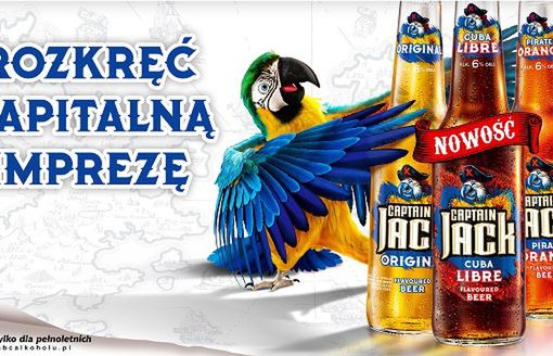 Nowy Captain Jack o smaku Cuba Libre z kampanią promocyjną