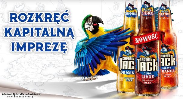 Nowy Captain Jack o smaku Cuba Libre z kampanią promocyjną