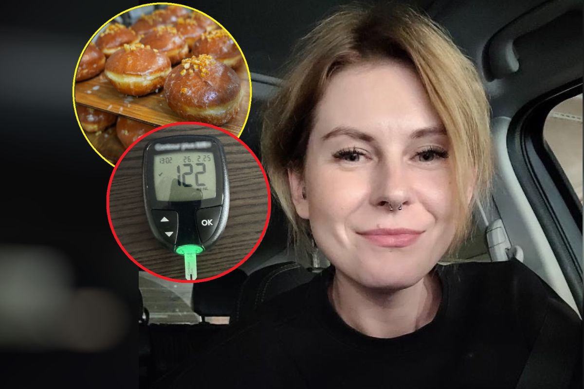 Zjadłam 3 pączki i zmierzyłam cukier. Było zaskoczenie