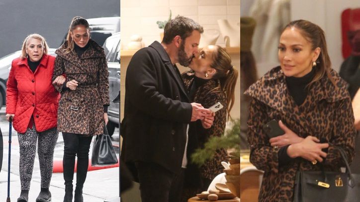 Jennifer Lopez i Ben Affleck na świątecznych zakupach z rodzicielkami