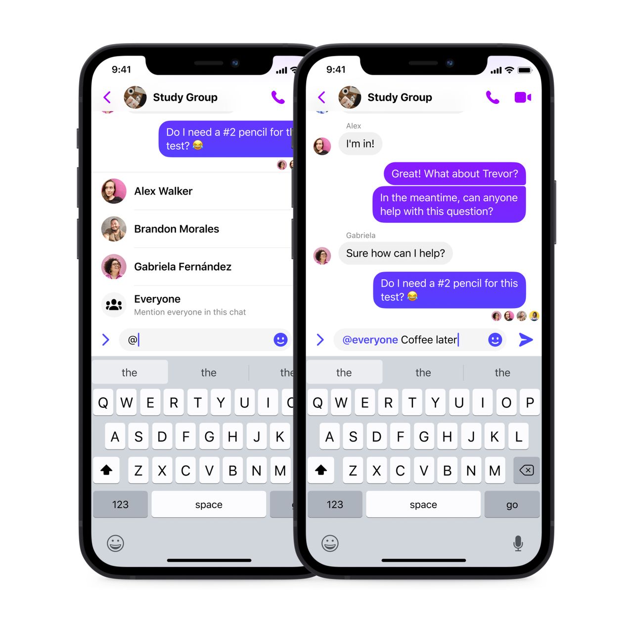 Messenger otrzymał komendy tekstowe