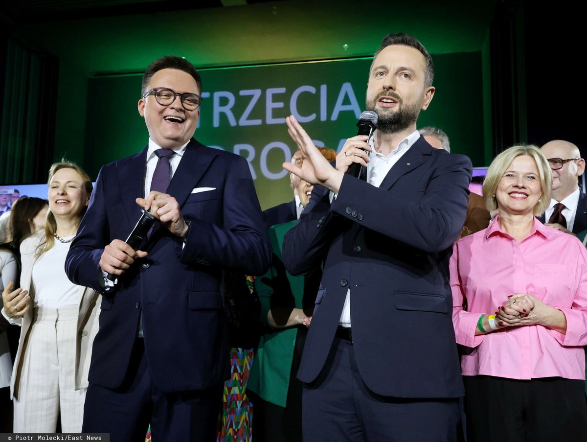 Szymon Hołownia (Polska 2050) i Władysław Kosiniak-Kamysz (PSL) - liderzy Trzeciej Drogi