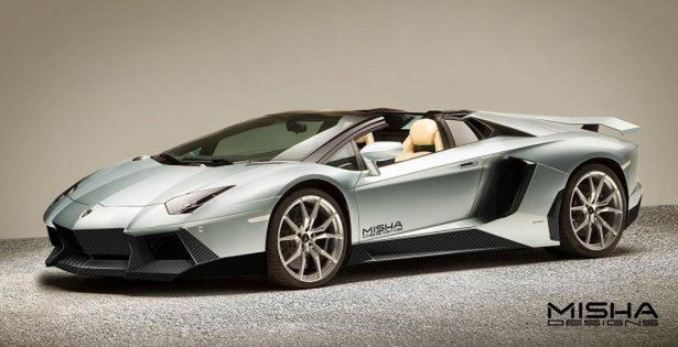 Lamborghini Aventador Roadster z pakietem Misha Designs