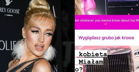 Internauta atakuje Caroline Derpienski: "Wyglądasz GRUBO jak krowa". Celebrytka ODPOWIEDZIAŁA, nie gryząc się w język