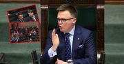 Hołownia wyprosił posła Wilka z sali sejmowej. "Nie jest pan w stanie"