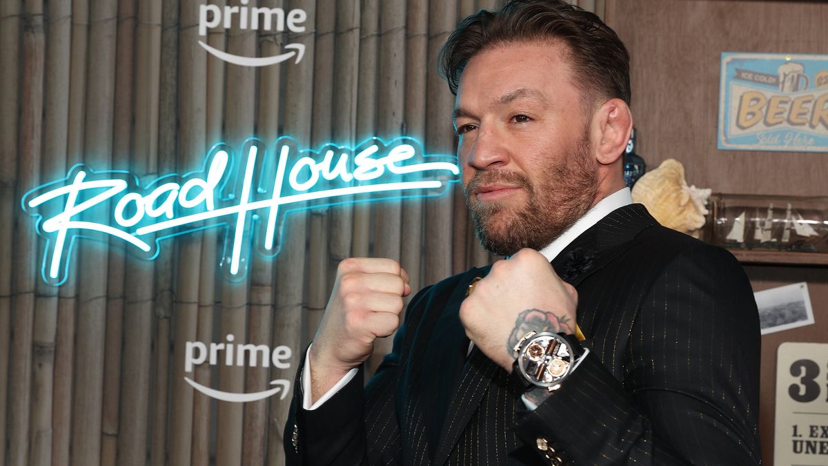 NEW YORK, NEW YORK - MARCH 19: Conor McGregor attends the "Roadhouse" New York premiere at Jazz at Lincoln Center on March 19, 2024 in New York City. (Photo by Manoli Figetakis/WireImage)