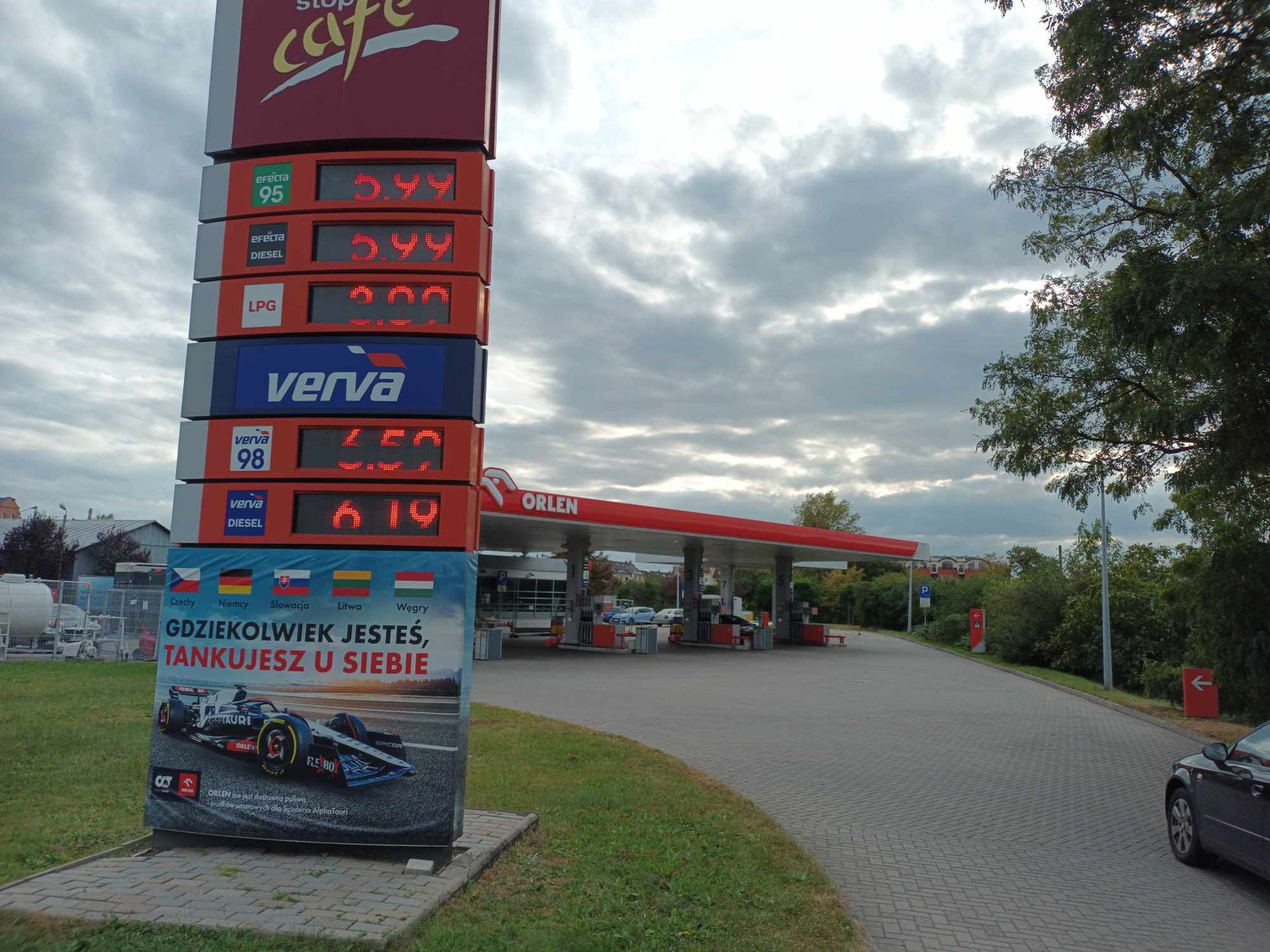 Ceny paliw na Orlenie we Wrocławiu