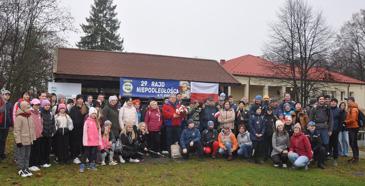 Końskie: Świętowanie na turystycznych szlakach. Rajd Niepodległości