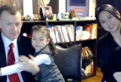 Dzieci wtargnęły i skradły ojcu show w BBC. Historia zatoczyła koło