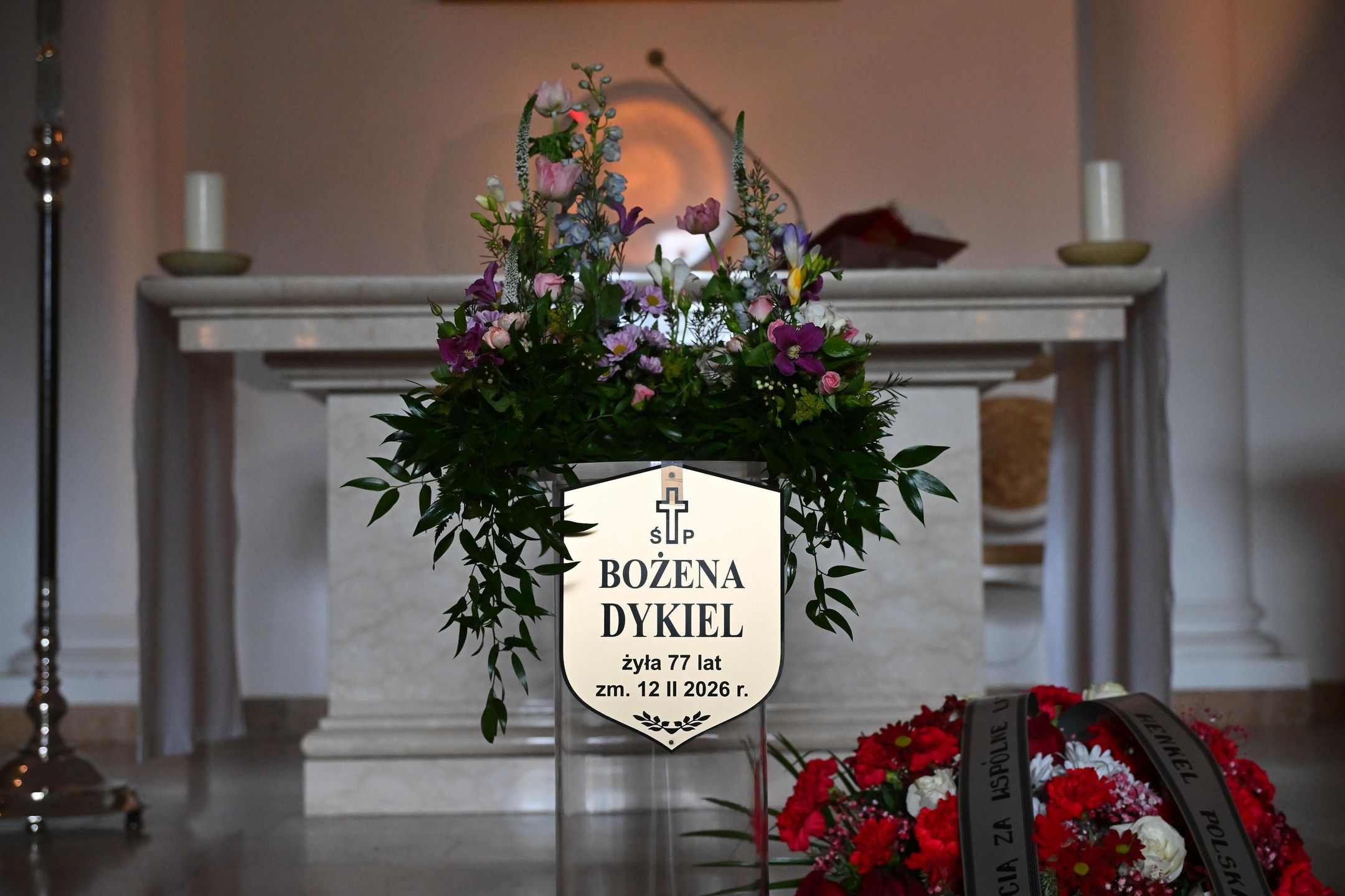 Pogrzeb Bożeny Dykiel 