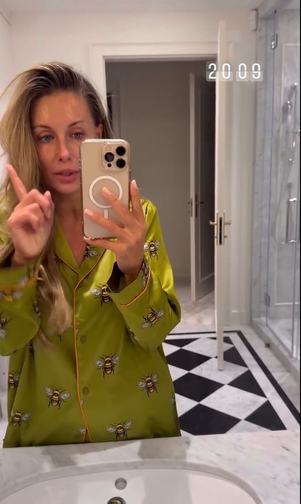 Małgorzata Rozenek w piżamie