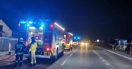 Tragiczny pożar budynku mieszkalnego w miejscowości Kolonia Bogoria