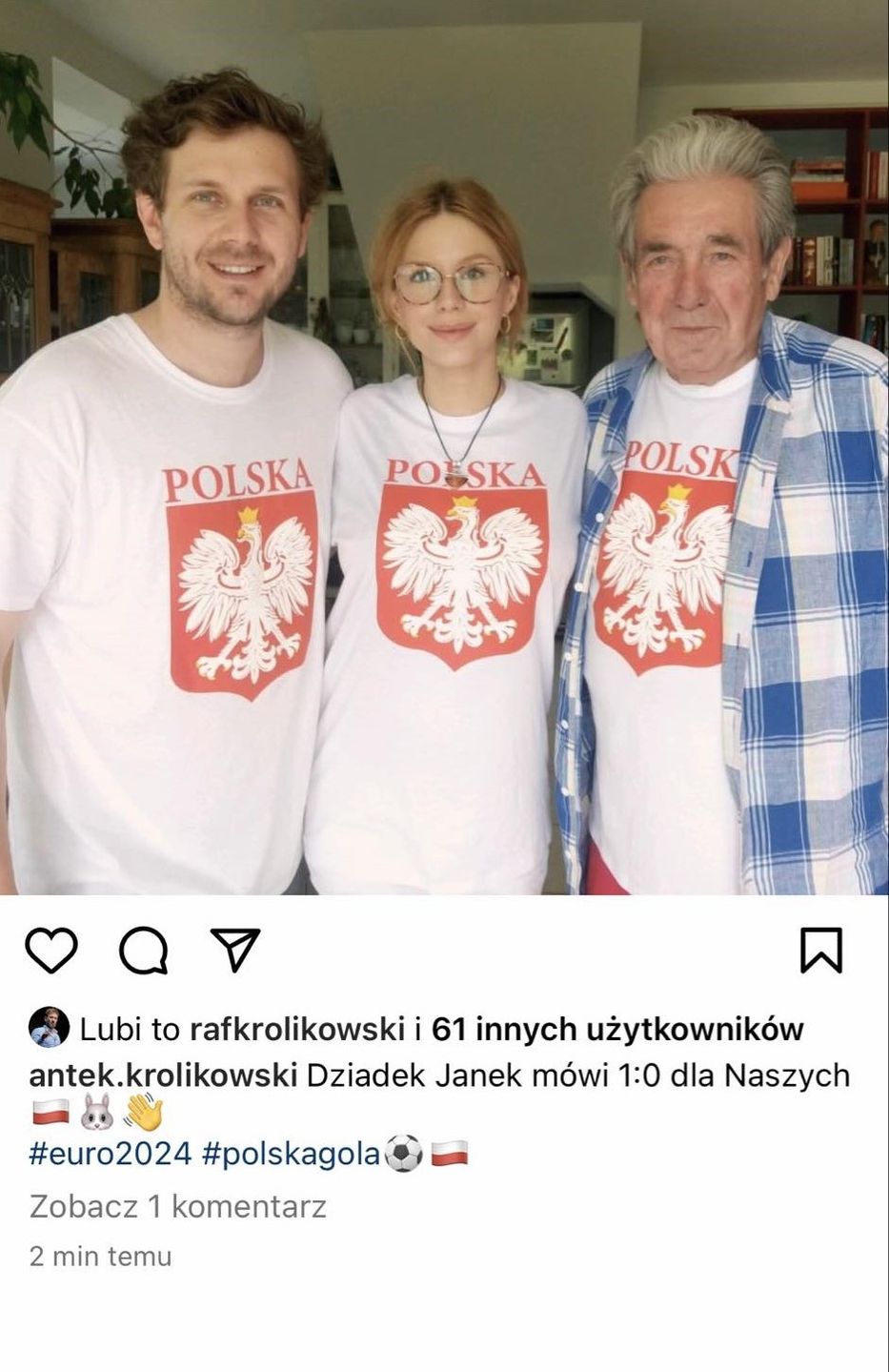 Gwiazdy kibicują polskim piłkarzom