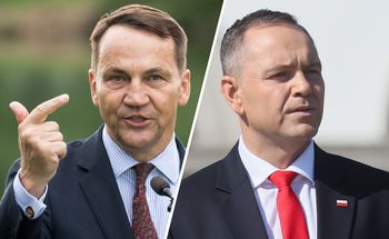 "To nie kibolska ustawka". Sikorski odpowiada Nawrockiemu