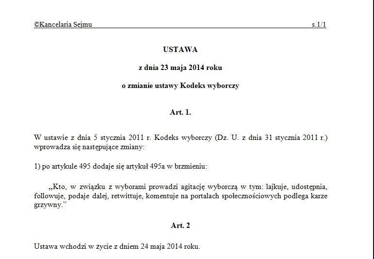 PKW: „Lubię to!” na Facebooku to złamanie ciszy wyborczej. Przestańcie się ośmieszać, po prostu ją zlikwidujcie! 4