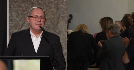 Wzruszający gest Tomasza Sianeckiego na pogrzebie Andrzeja Morozowskiego. Zgromadzeni zaczęli klaskać (WIDEO)